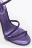 MARGOT VIOLET SATIN-LAMB/DEEP TANZANITE ST SANDAL