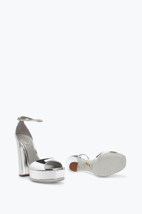 Liza Silver Sandal 130