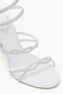 BRAID CLEO IVORY SATIN/CRYSTAL STRASS SANDAL
