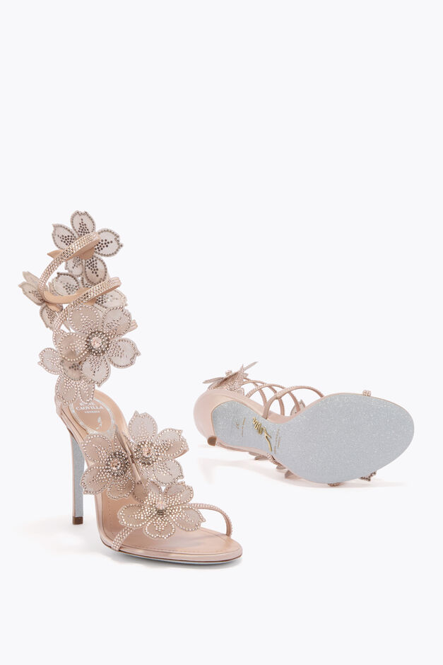 PEACH FLOWER BLUSH PINK SANDAL 105