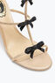 Caterina Honey And Black Sandal 80