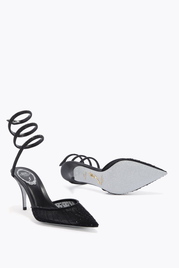 TAYLOR BLACK PUMP WITH SERPENT 80