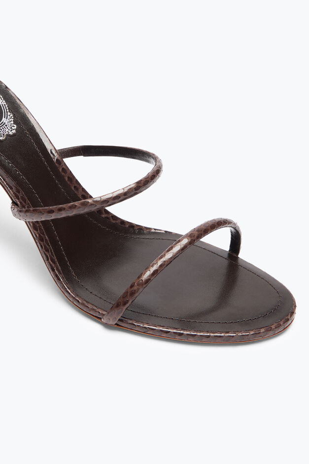 CLEO BROWN AYERS LEATHER SANDAL 80