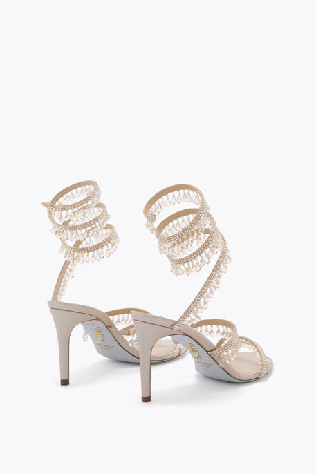 CHANDELIER CHAMPAGNE SANDAL 80