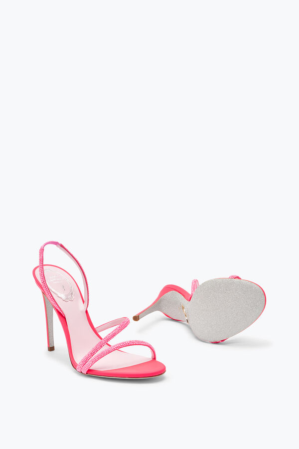 Irina Fluo Pink Sandal With Crystals 105