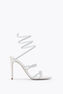BRAID CLEO IVORY SATIN/CRYSTAL STRASS SANDAL