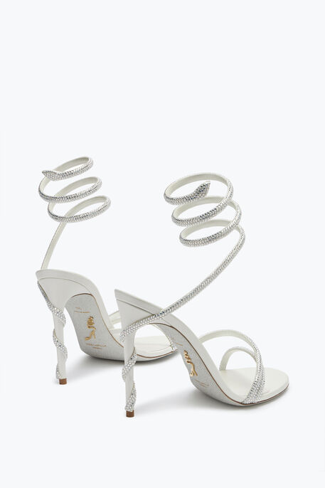 Margot Crystal Ivory Sandal 105 Margot Crystal Ivory Sandal 105