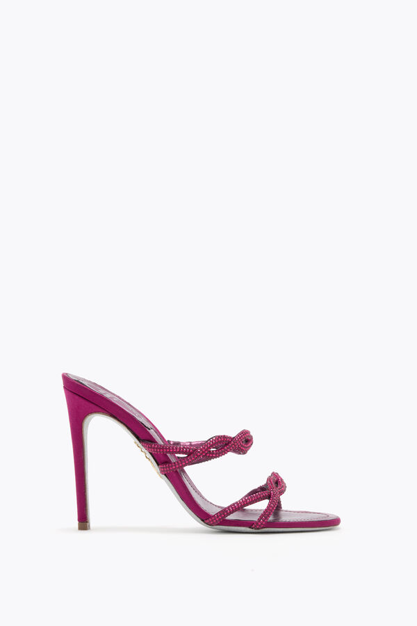 BRAID PORPORA SATIN/RUBY STRASS SANDAL