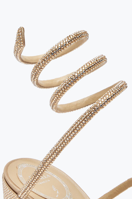 Cleo  Crystal Beige Sandal 80 Cleo  Crystal Beige Sandal 80