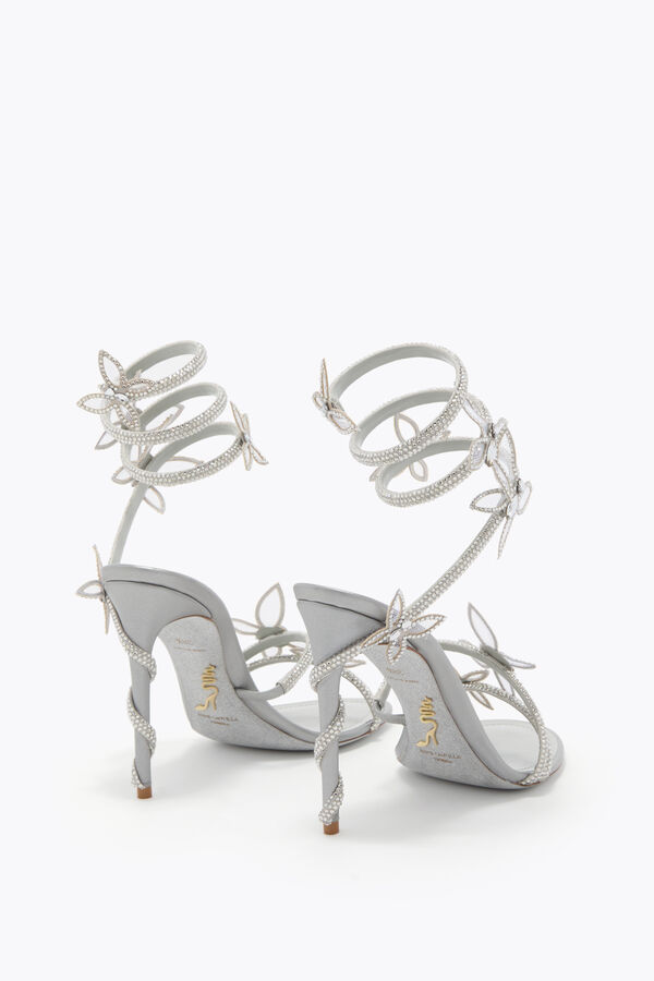 MARGOT METALLIC SILVER SANDAL 105 MARGOT METALLIC SILVER SANDAL 105