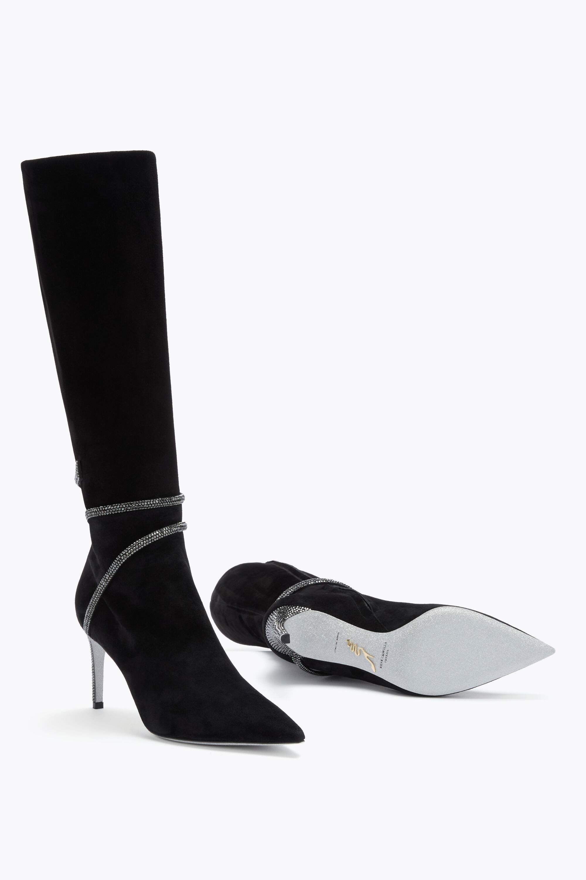 Jeweled ankle boots with heels | Rene Caovilla®