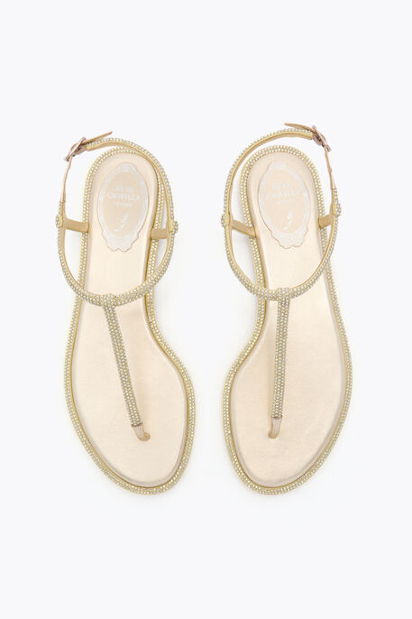 DIANA LEMON YELLOW SANDAL WITH CRYSTALS 10