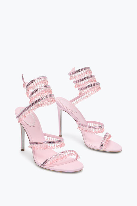 CHANDELIER POWDER PINK SANDAL 105