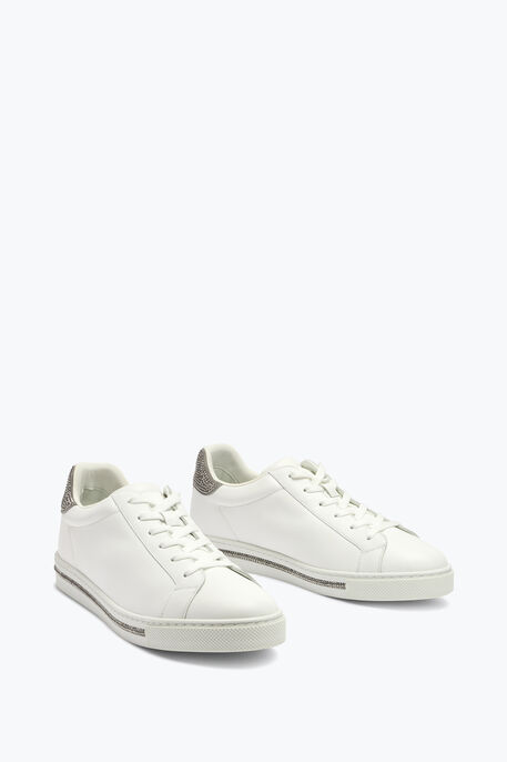 Xtra Crystal White Silver Sneakers 15