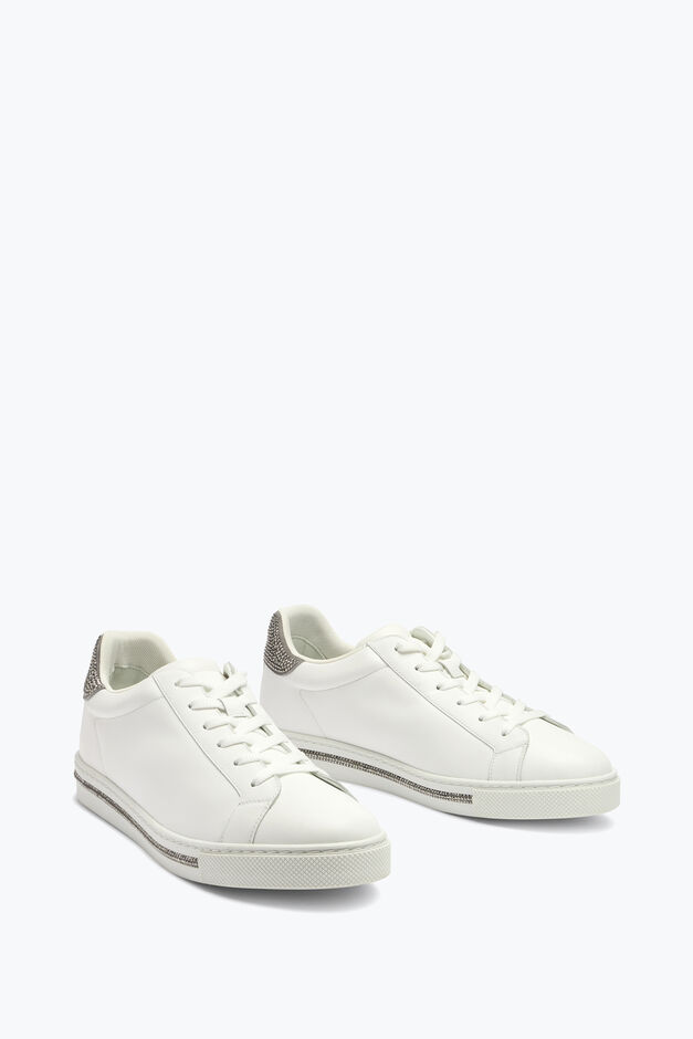 Xtra Crystal White Silver Sneakers 15