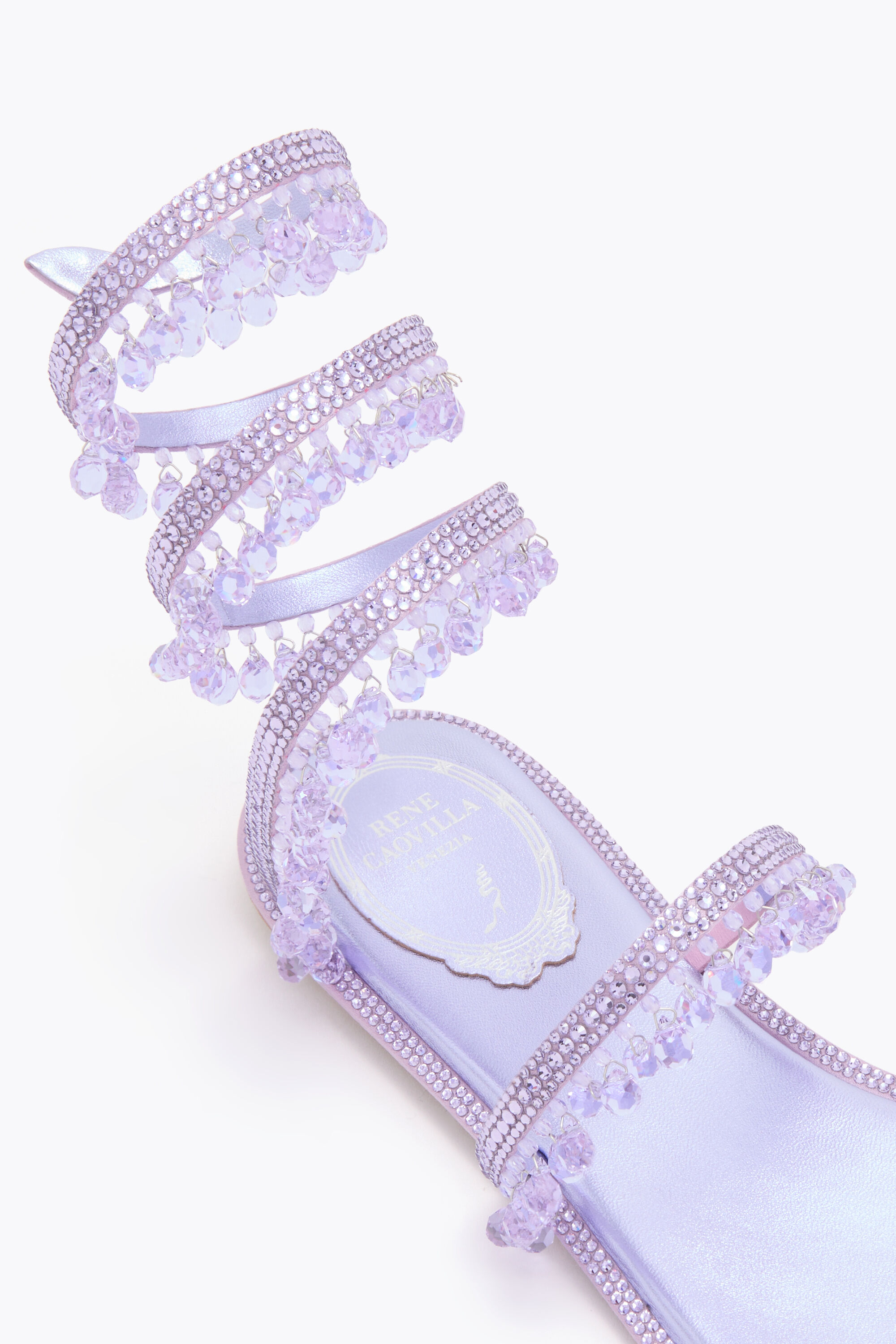 Jeweled flat shoes | Designer luxury shoes | Rene Caovilla®