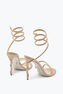 Margot Crystal Gold Sandal 105