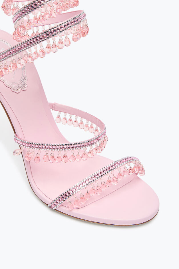 CHANDELIER POWDER PINK SANDAL 105