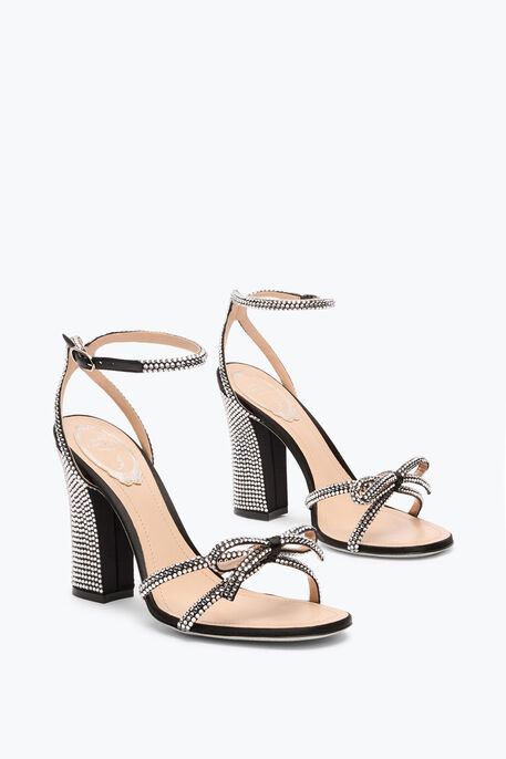 NICOLE BLACK SANDAL 105