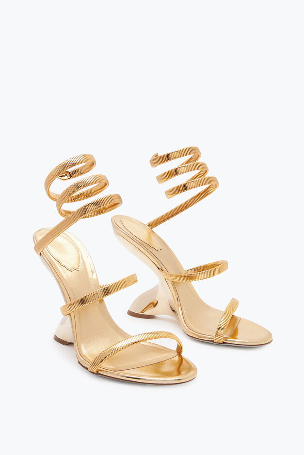 Symphony Mirrored Gold Sandal 105 Symphony Mirrored Gold Sandal 105