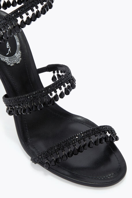 CHANDELIER BLACK SANDAL 80