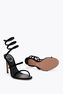 CLEO BLACK VELVET SANDAL