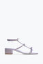 Caterina Lilac Sandal With Crystals 35