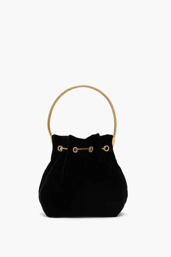 DEVA BLACK VELVET MINI BAG DEVA BLACK VELVET MINI BAG