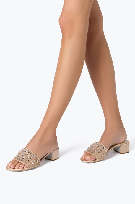 Cinderella Nude Slider Sandal 40