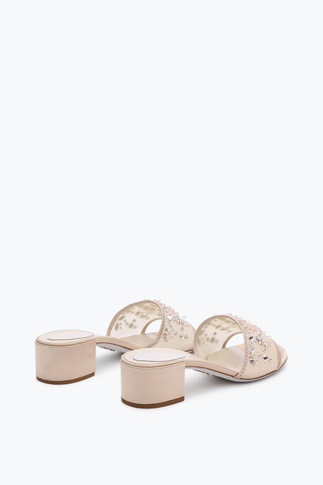 Cinderella Nude Slider Sandal 40