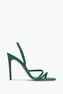 Irina Crystal Emerald Green Sandal 105