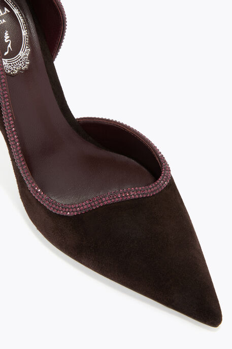ONDA FONDANT SUEDE PUMP 100