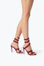 CHANDELIER BURGUNDY SANDAL 105