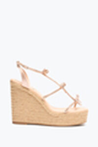 CATERINA POWDER PINK WEDGE SANDAL 120