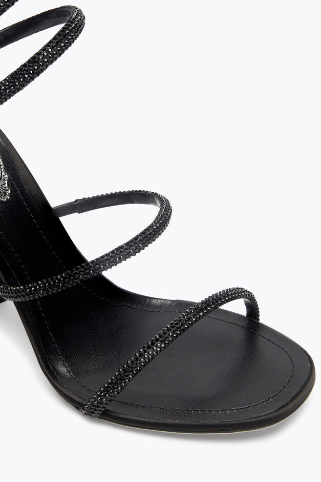 CLEO TOTAL BLACK SANDAL WITH SOUL HEEL 105