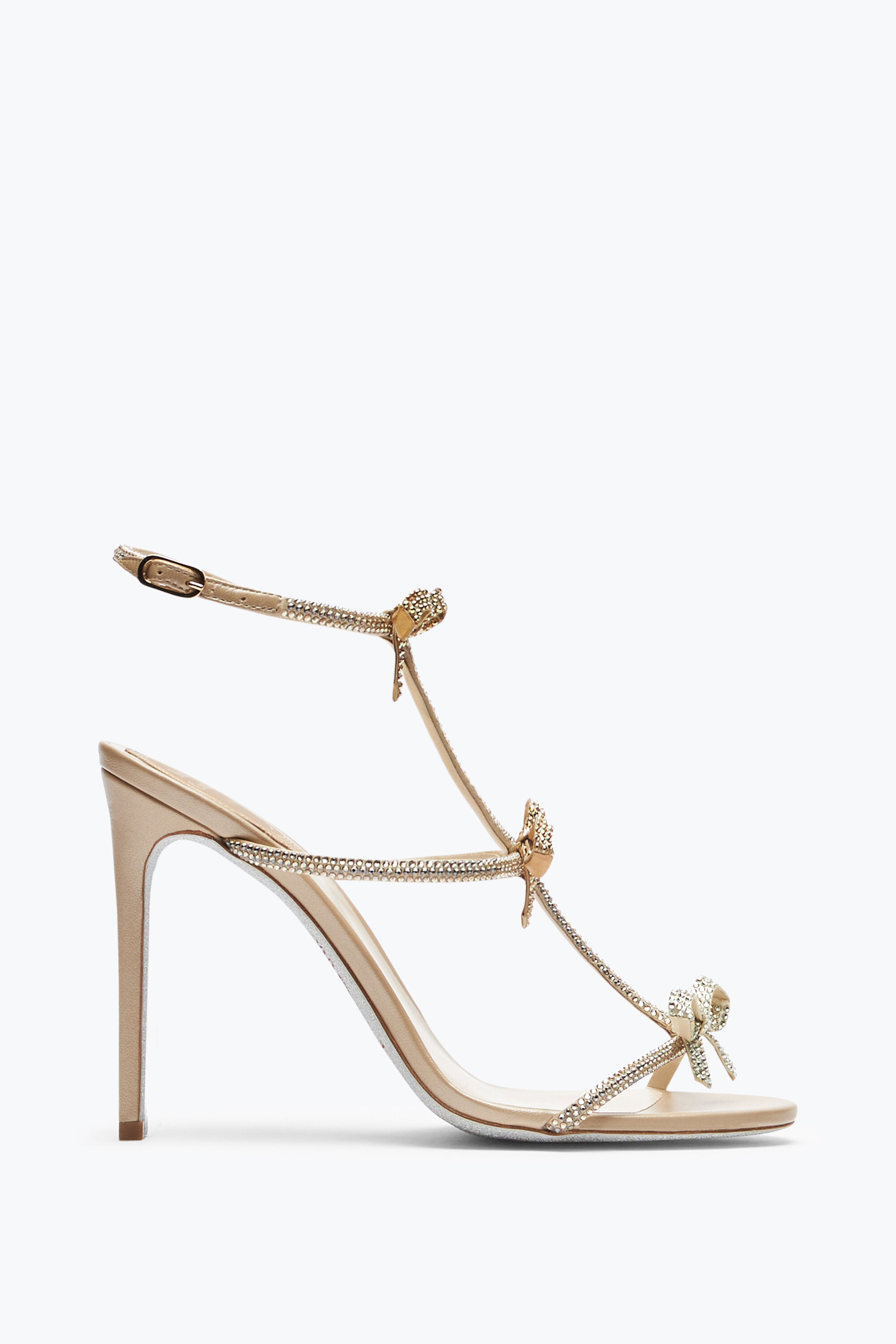店舗良い Jeweled Caovilla® Rene | 105 Crystals With Sandal Honey Caterina 靴