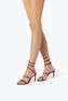 CLEO BROWN AYERS LEATHER SANDAL 80