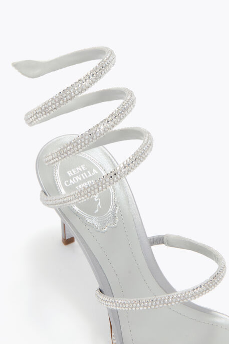 CLEO SILVER SANDAL 80 CLEO SILVER SANDAL 80