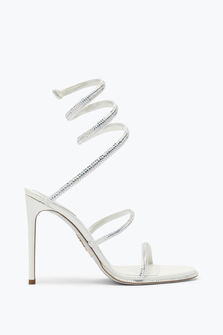 Cleo 105 Crystal Ivory Sandal
