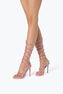 SUPER CHANDELIER POWDER PINK SANDAL 105