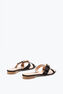 MARTHA BLACK FLAT SANDAL 10