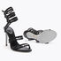 CHANDELIER BLACK SANDAL 105