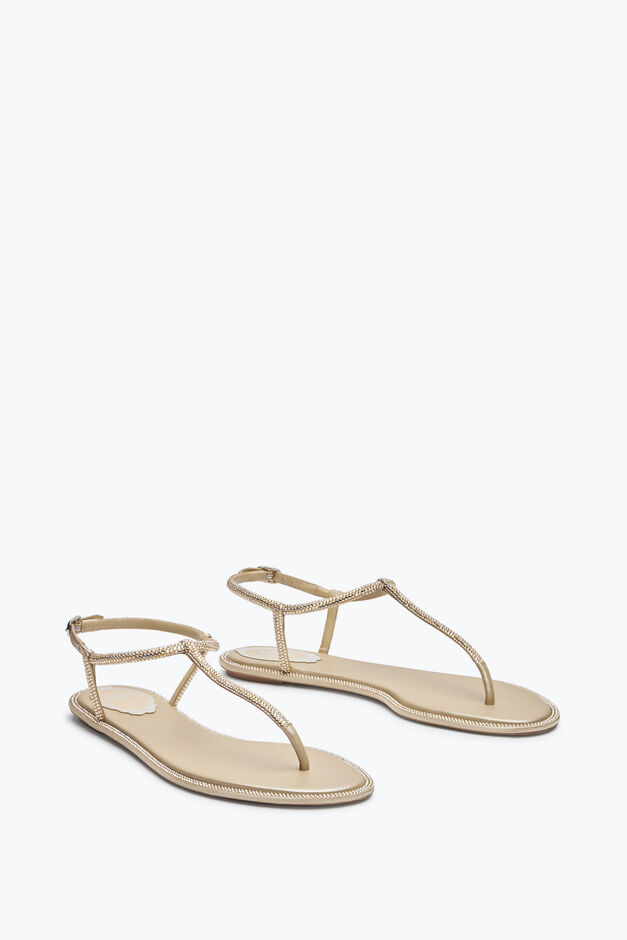 DIANA CRYSTAL BEIGE SANDAL 10