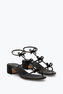 Caterina Crystal Black Sandal 40