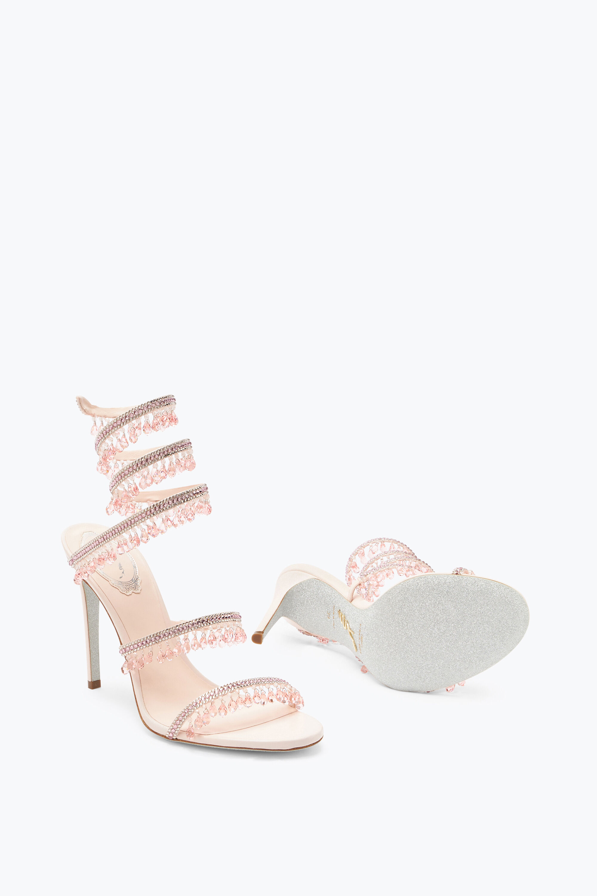 Rene Caovilla® Chandelier: sandals with crystals Rene Caovilla® Chandelier: sandals with crystals