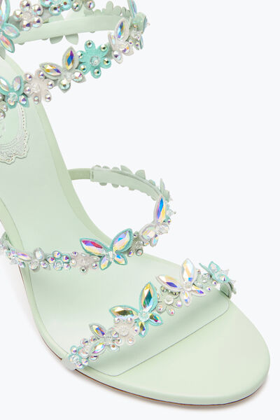 Jeweled EDEN GREEN MINT SANDAL 105 | Rene Caovilla
