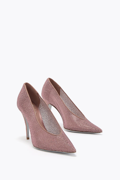 JINNY BLUSH PINK PUMP 100