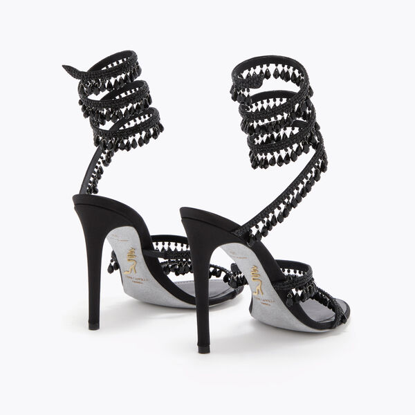 CHANDELIER BLACK SANDAL 105