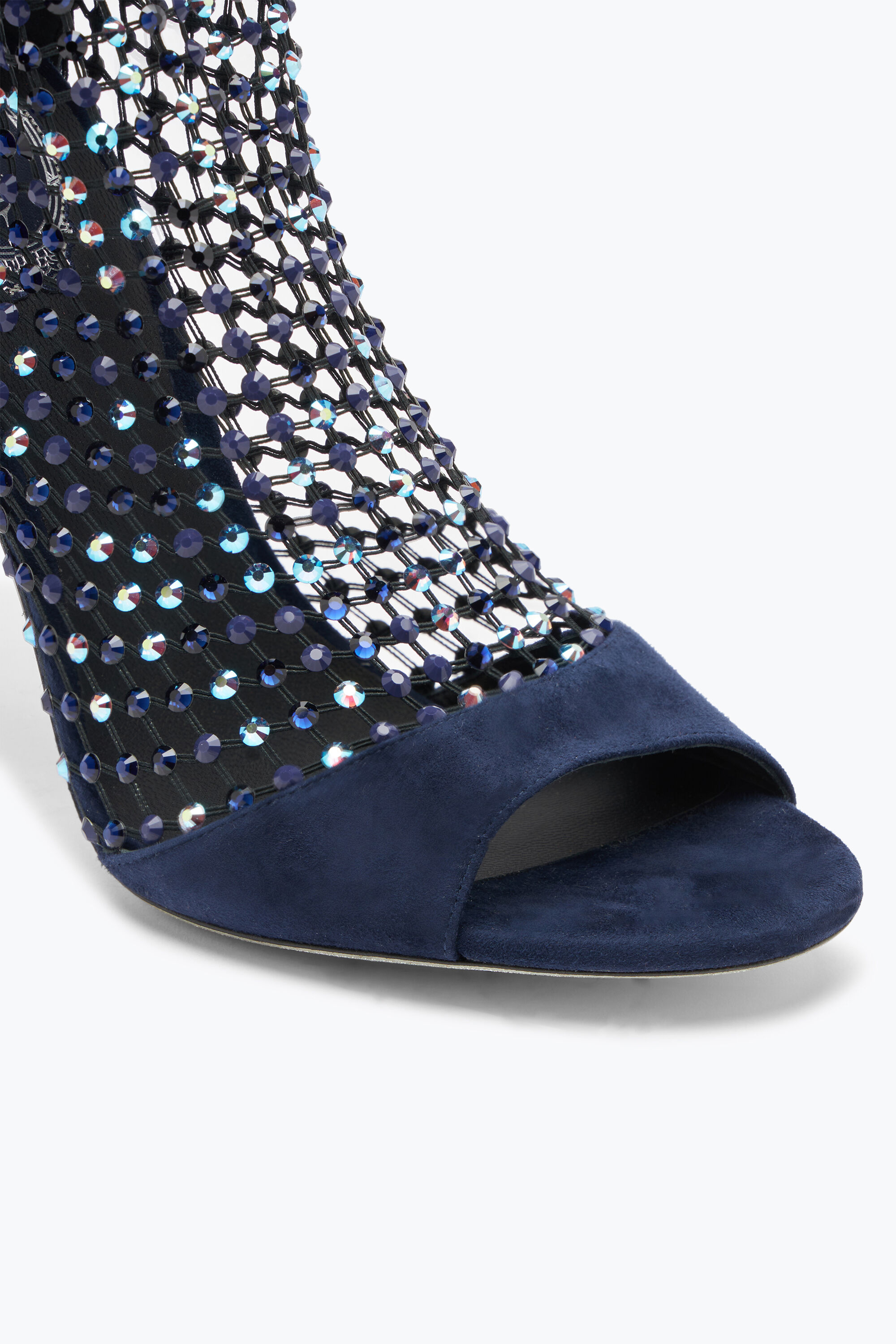 Jeweled Galaxia Crystal Deep Blue Sandal 105 | Rene Caovilla®