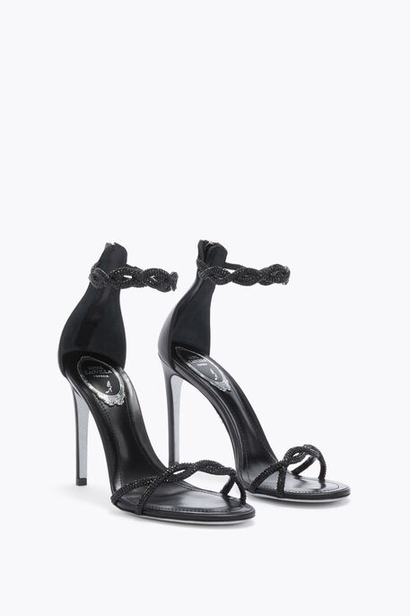 BRAID BLACK SANDAL 105